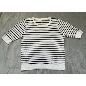 J.Crew Factory Linen Stripe Sweater
